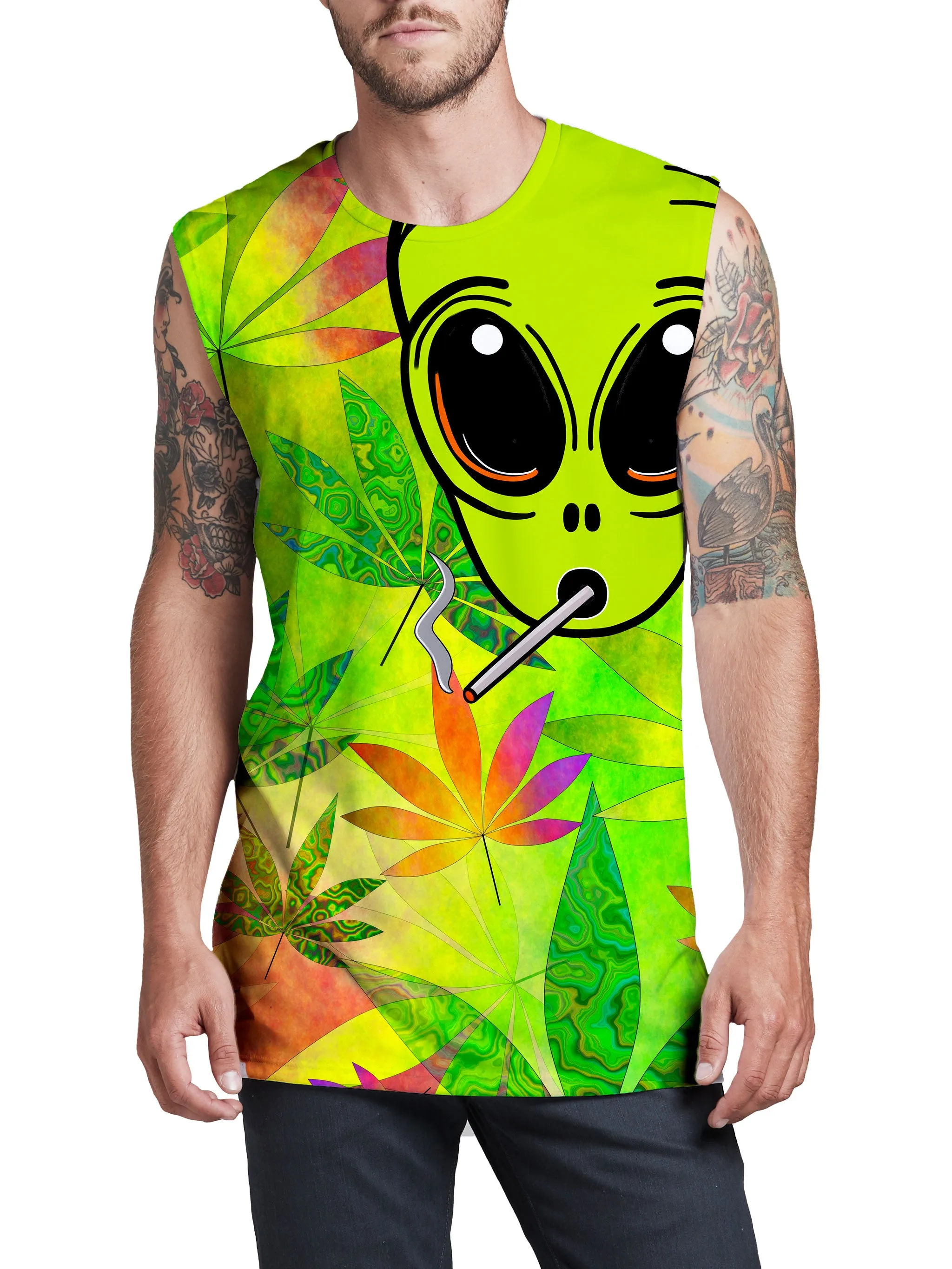 Alien Weed Men's Muscle Tank