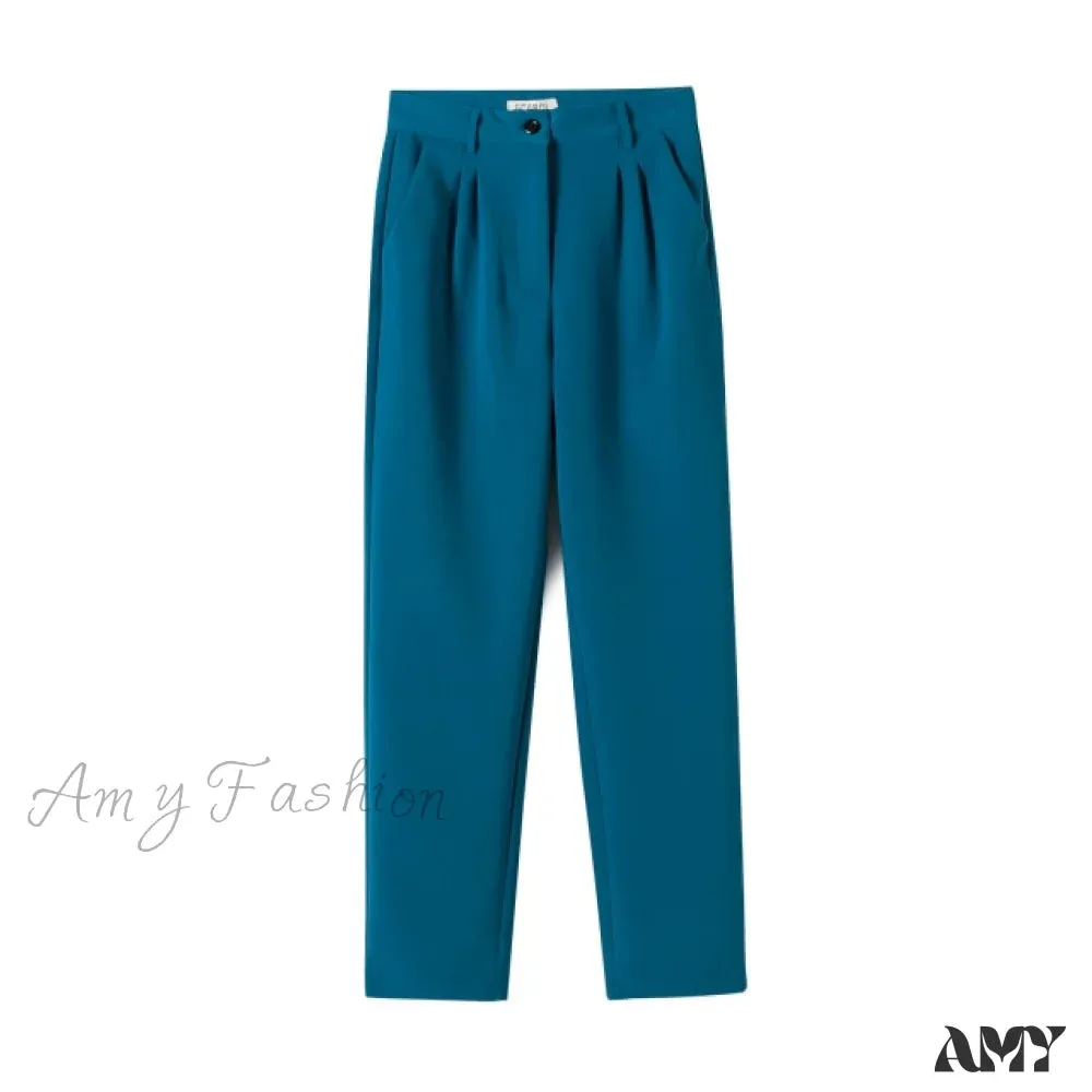 Amy Fashion - Women Blazer Guard Pants Sets