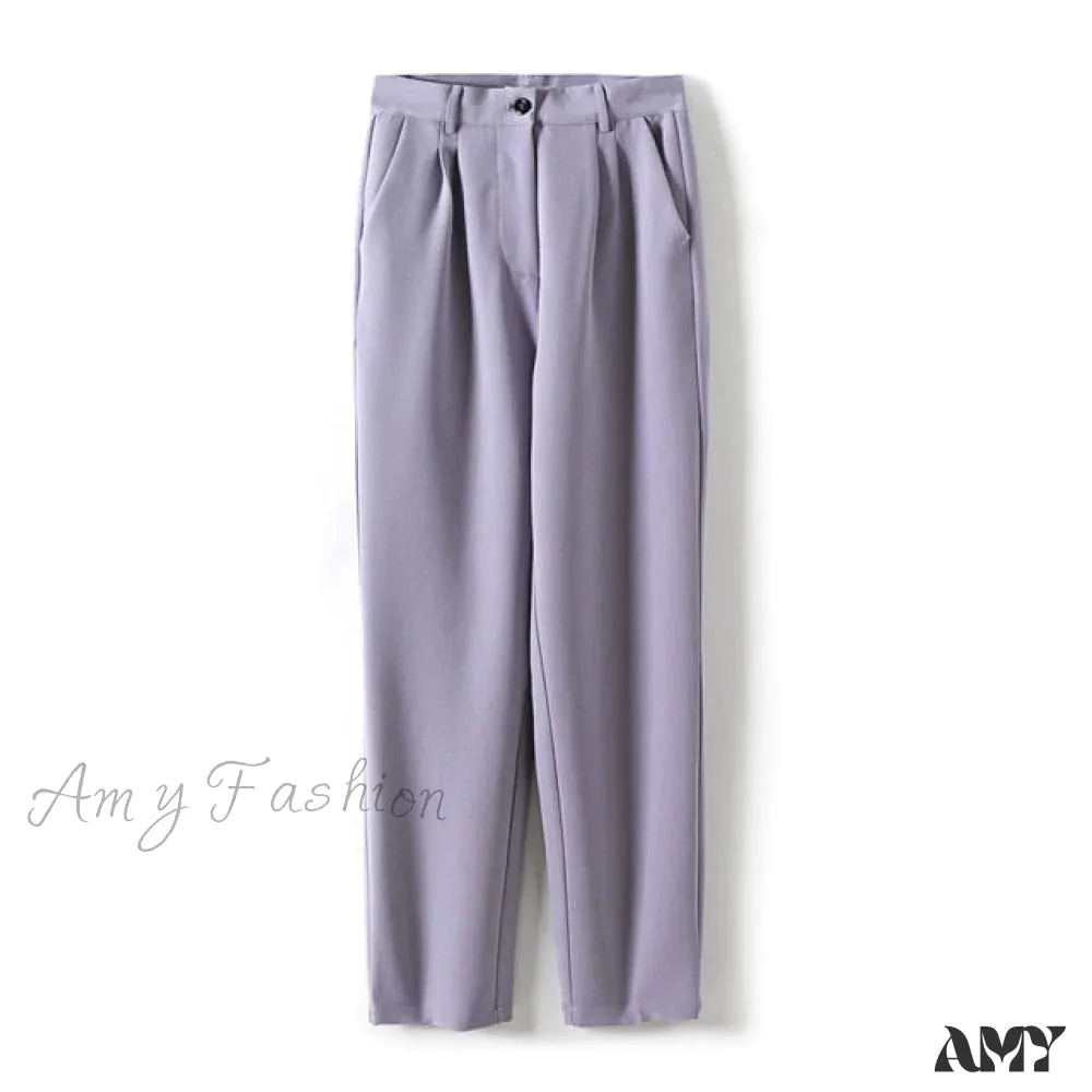 Amy Fashion - Women Blazer Guard Pants Sets