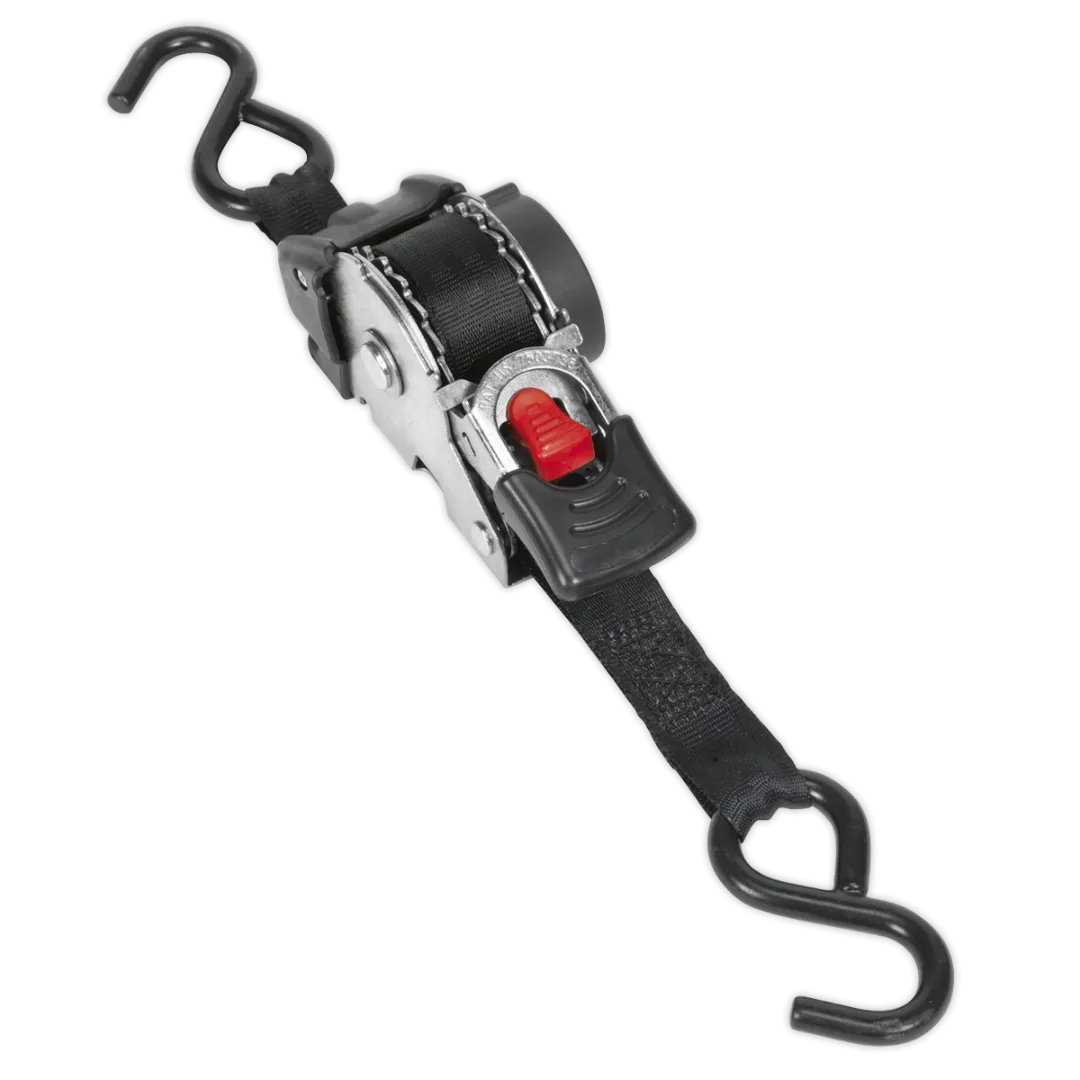 Auto Retractable Ratchet Tie Down 25mm x 3mtr