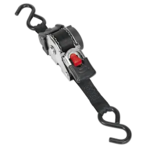 Auto Retractable Ratchet Tie Down 25mm x 3mtr
