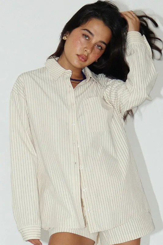 avery blouse - cream