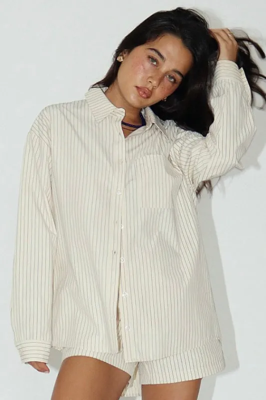 avery blouse - cream