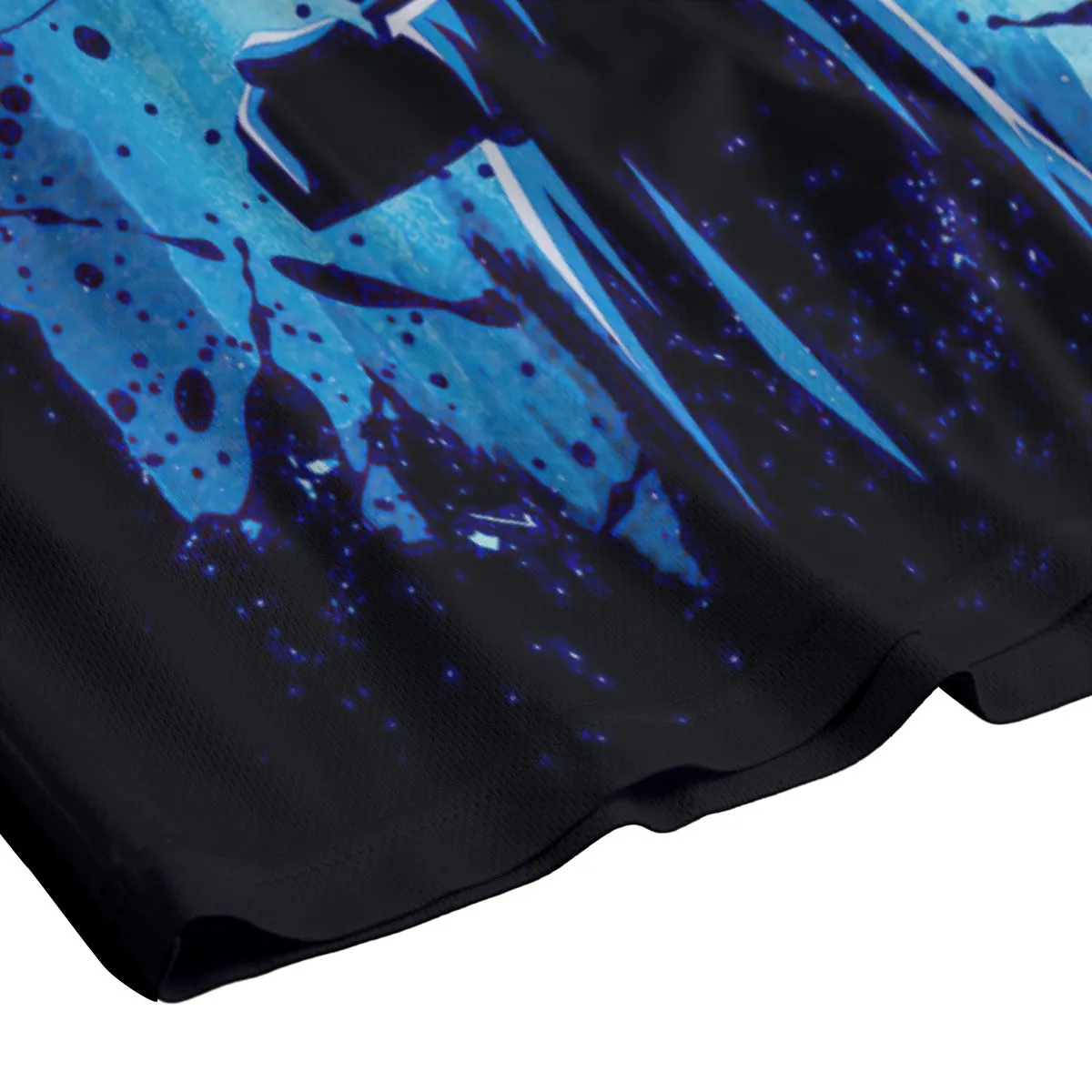 Awesome Goku Blue Design Dragon Ball Z Mesh Shorts