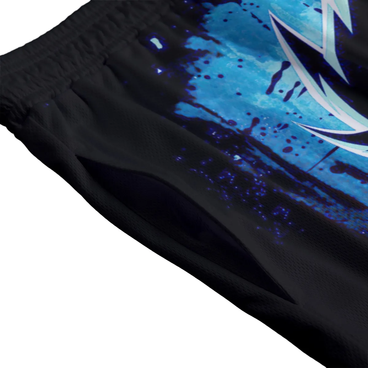 Awesome Goku Blue Design Dragon Ball Z Mesh Shorts
