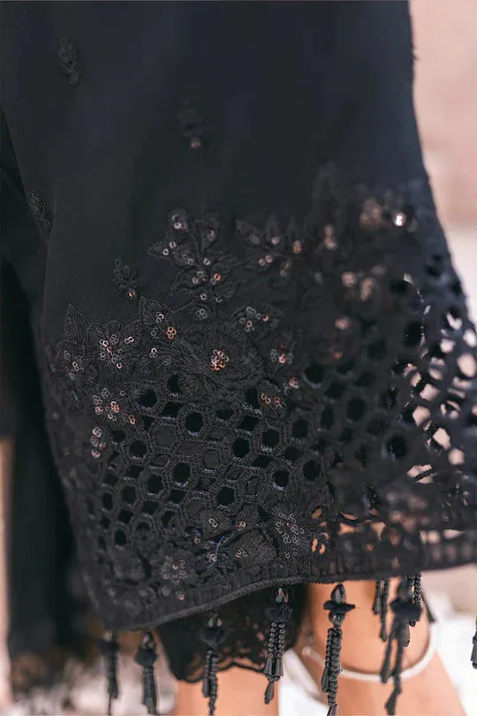 Azure | Embroidered Ensembles 3 Pcs | Charcoal Charm
