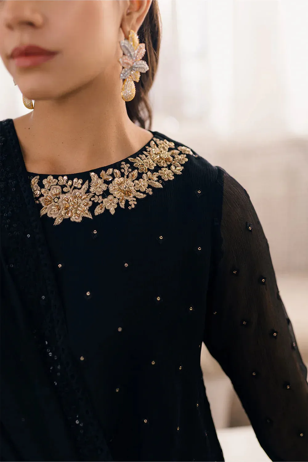 Azure | Ensembles Embroidered Formals | Midnight Glow