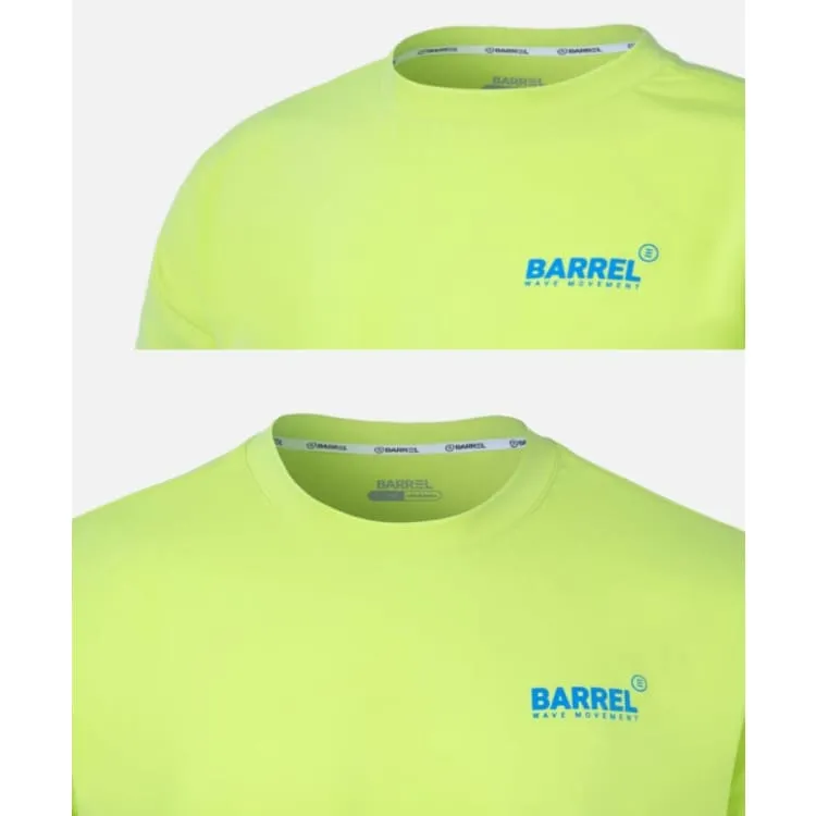 Barrel Men Vibe Sunset S/S Rashguard-GREEN