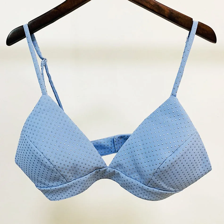 Blue Blazer 3pcs Pants Set