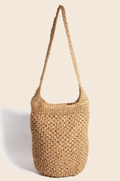 Boho Woven Hobo Shoulder Bag