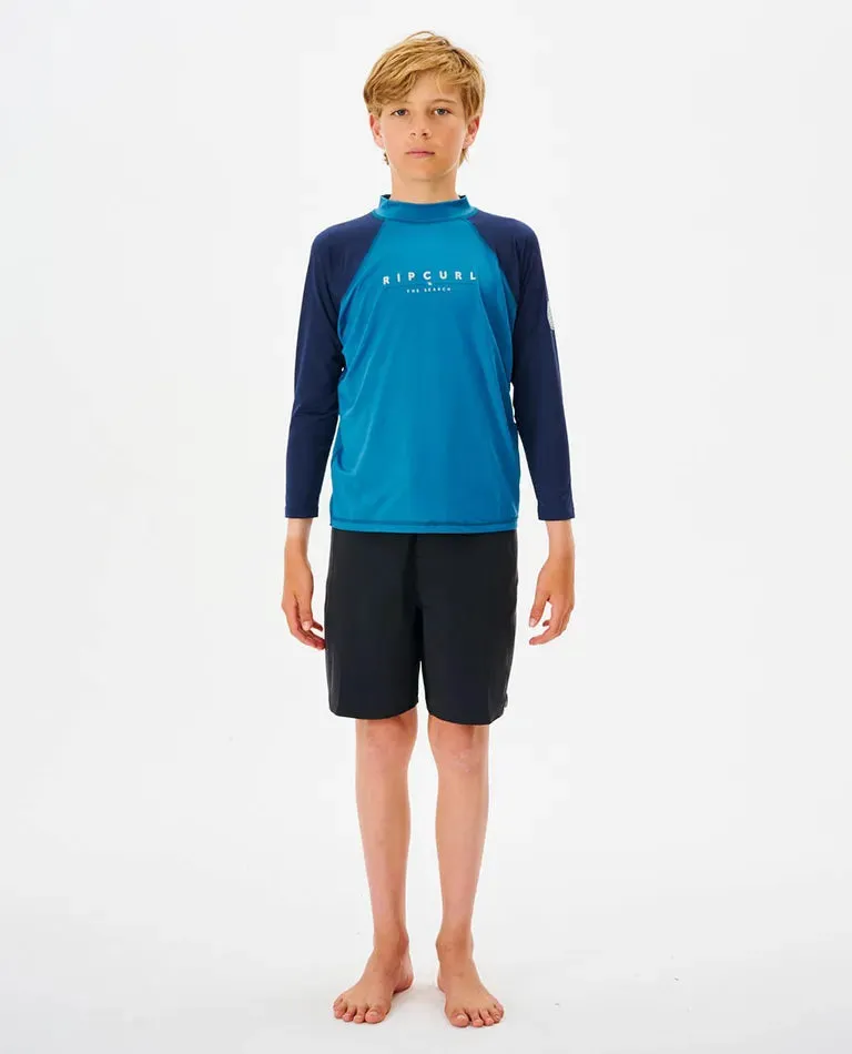 Boy's (8-16) Shockwaves L/S Rash Vest