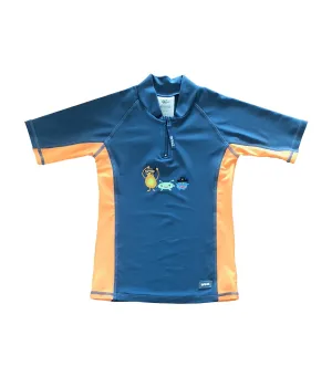Boys Short Sleeve Rash Top - Submarine