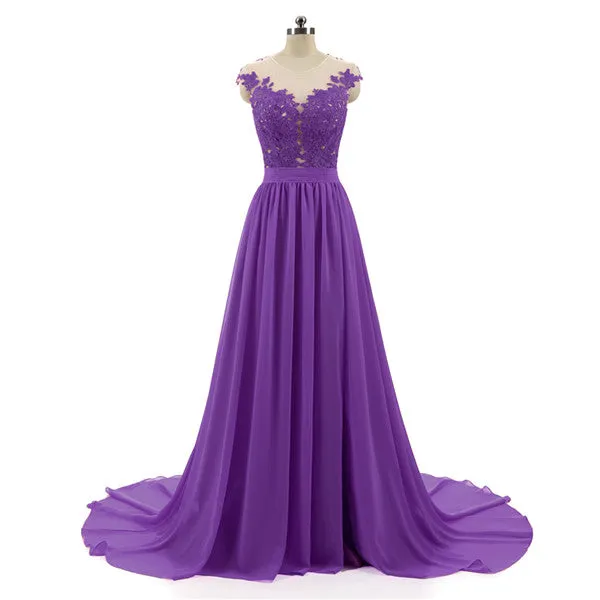 Burgundy A-line Evening Dresses Long With Buttons Sexy See Through Back High Split Lace Prom Dress Evening Gowns