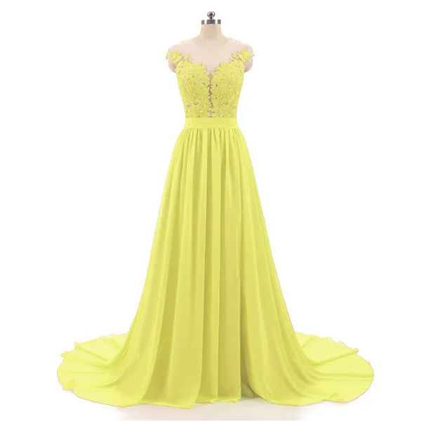 Burgundy A-line Evening Dresses Long With Buttons Sexy See Through Back High Split Lace Prom Dress Evening Gowns
