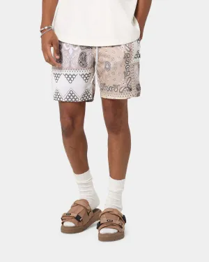 Carré Bandana Ultra Mesh Shorts Stone