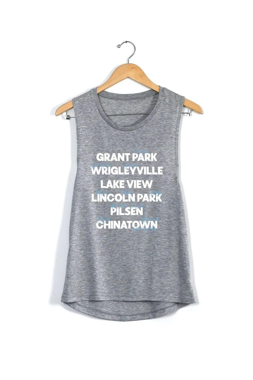 Chicago Neighborhoods Muscle Tank