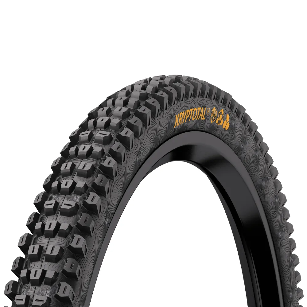 Continental Kryptotal-F Enduro Mountain Bike Foldable Tyre - 29 x 2.40 - Black/Black - Soft Compound