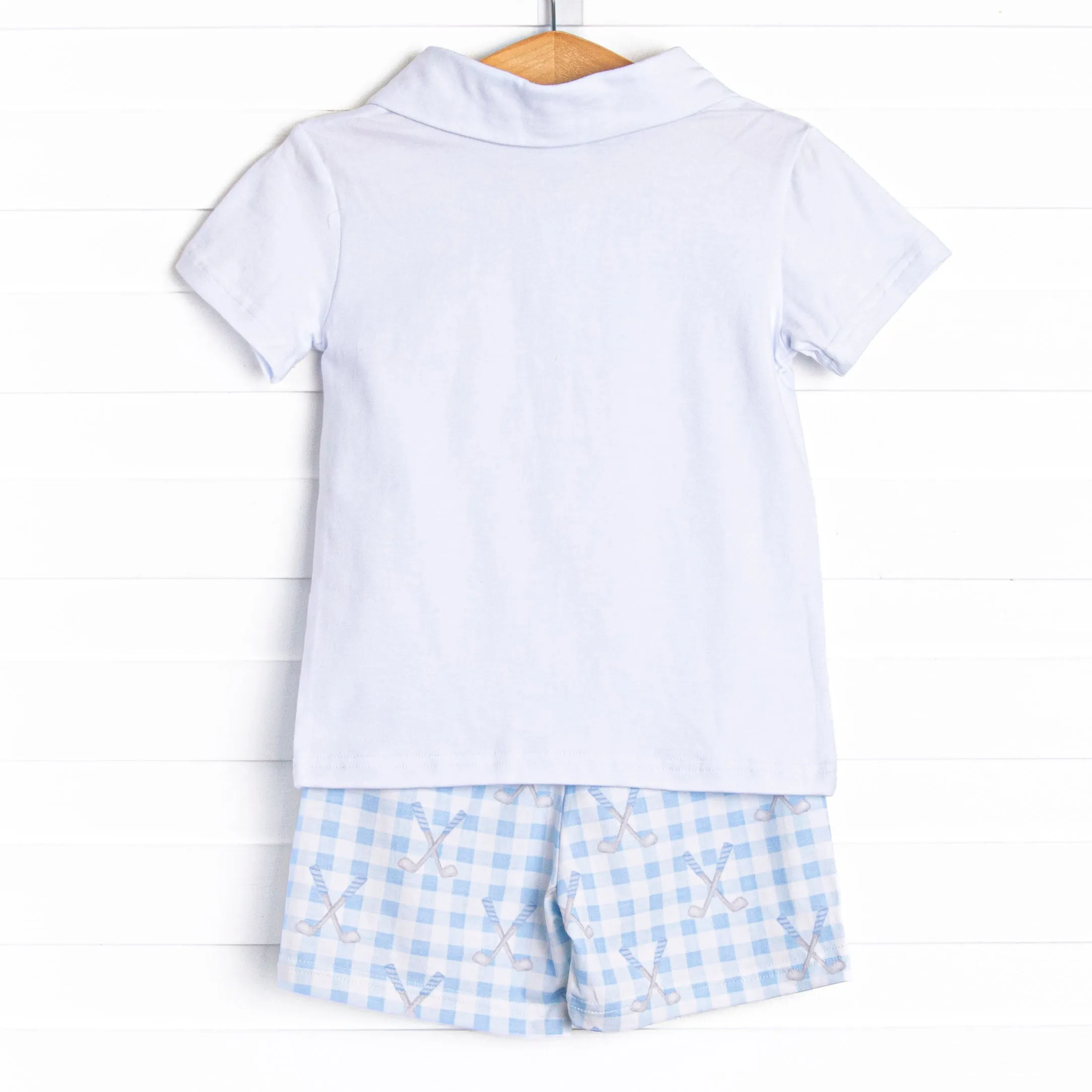 Country Club Caddy Short Set, Blue