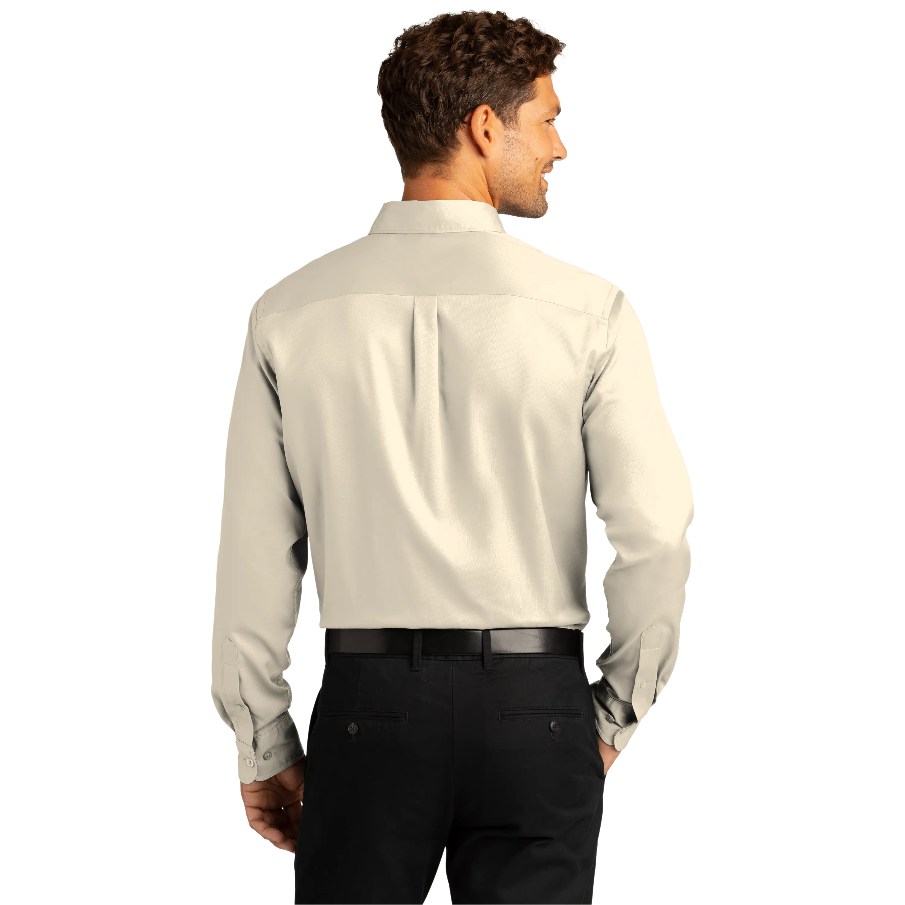D2104M Mens Long Sleeve SuperPro React Twill Shirt