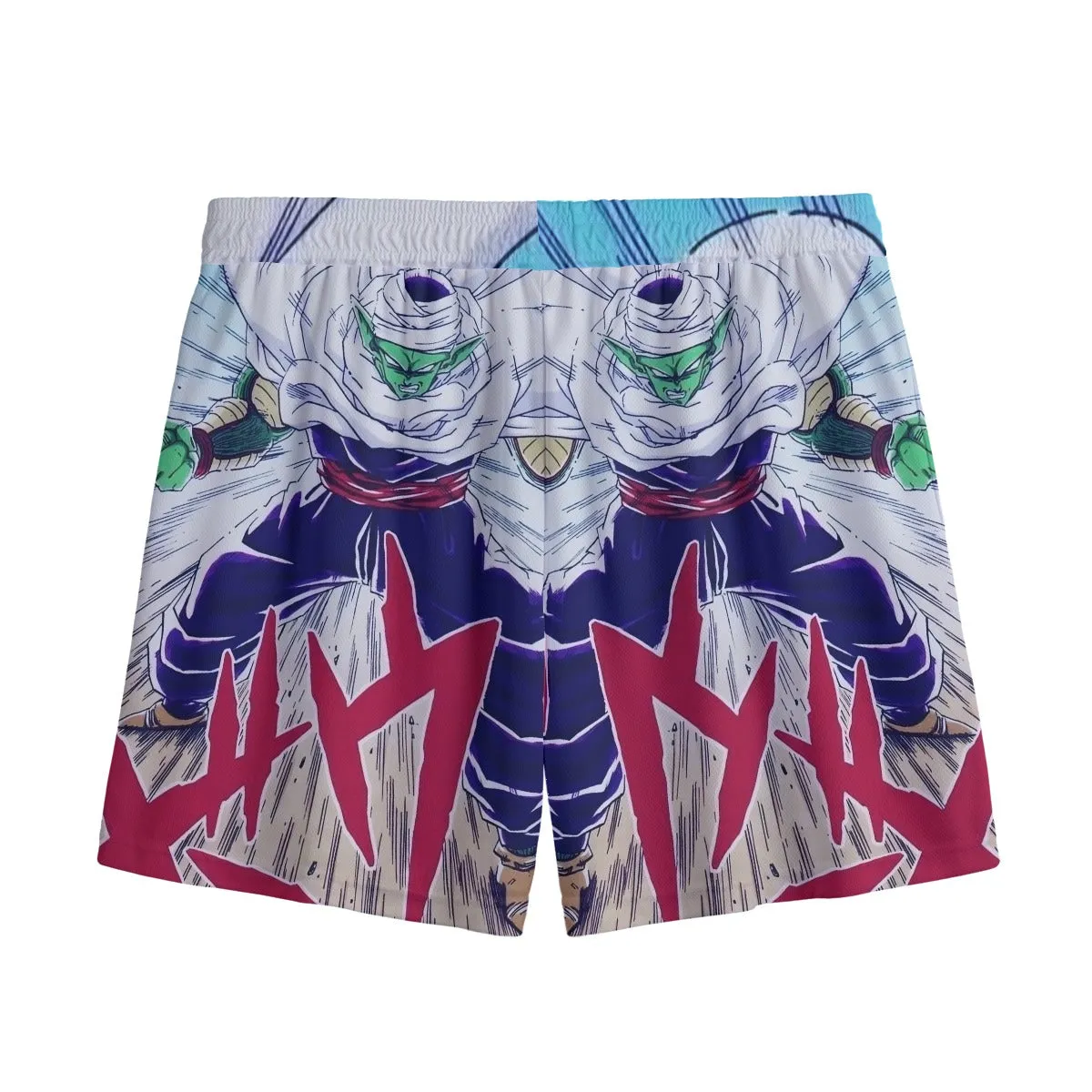 DBZ Evil King Piccolo Release Power Final Battle Fashion Mesh Shorts