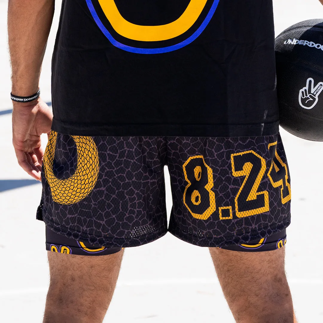 Deuce Mesh Shorts | Mamba 8.24