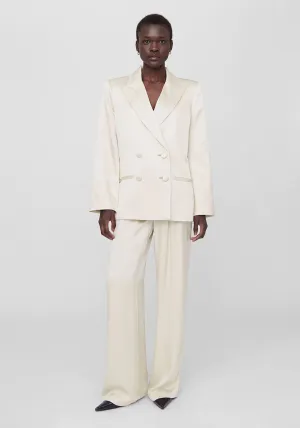 DONNE BLAZER IN OYSTER