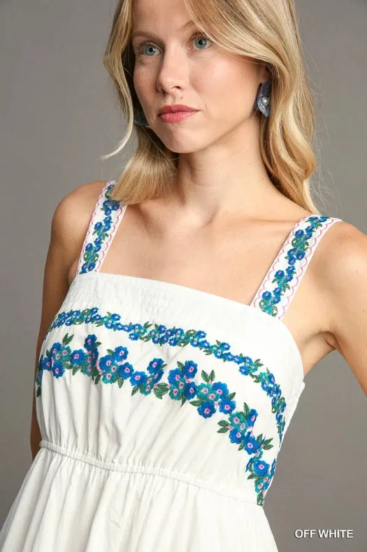 Embroidered Maxi Dress