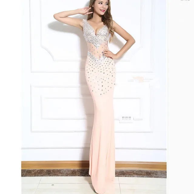 Evening dresses Prom dresses vestidos de novia  abendkleider quinceanera robe de soiree vestidos de festa robe de mariage H0883