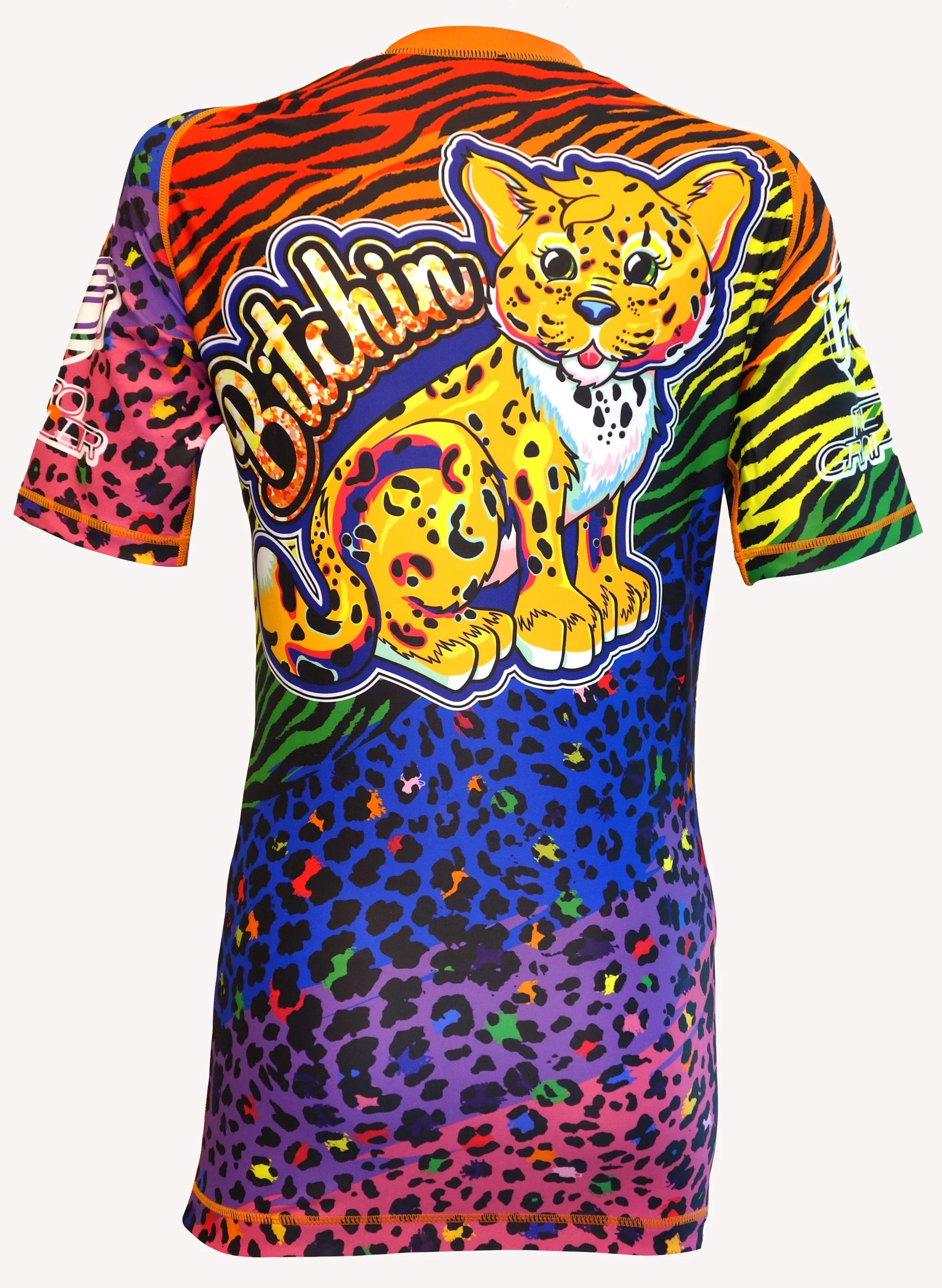 Face Crank 2 - Lisa Frank Parody BJJ Rash Guard