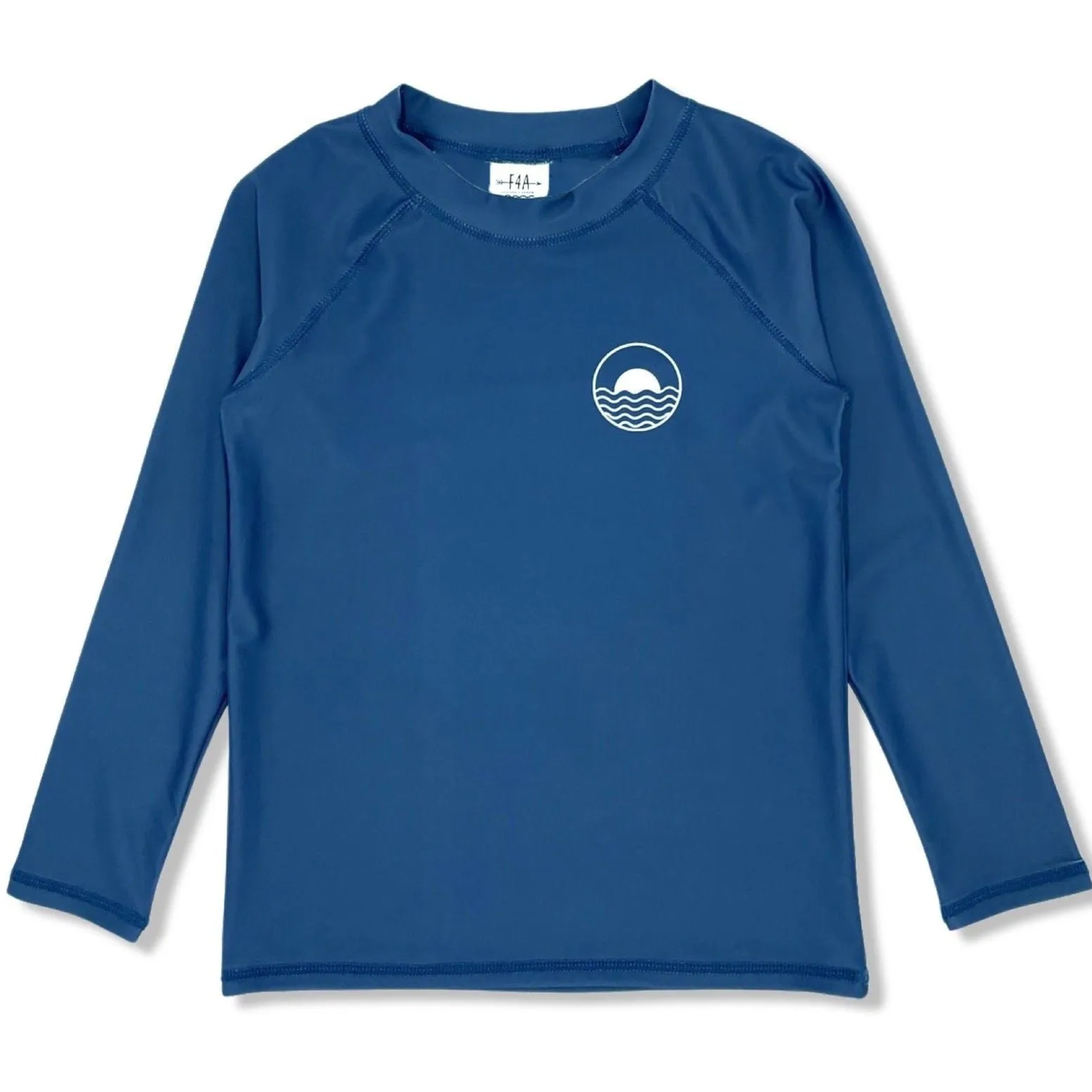 Feather 4 Arrow Icon Rash Top - Navy