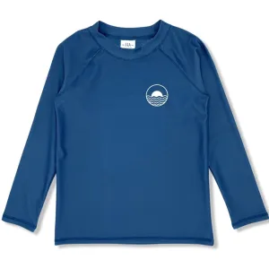 Feather 4 Arrow Icon Rash Top - Navy