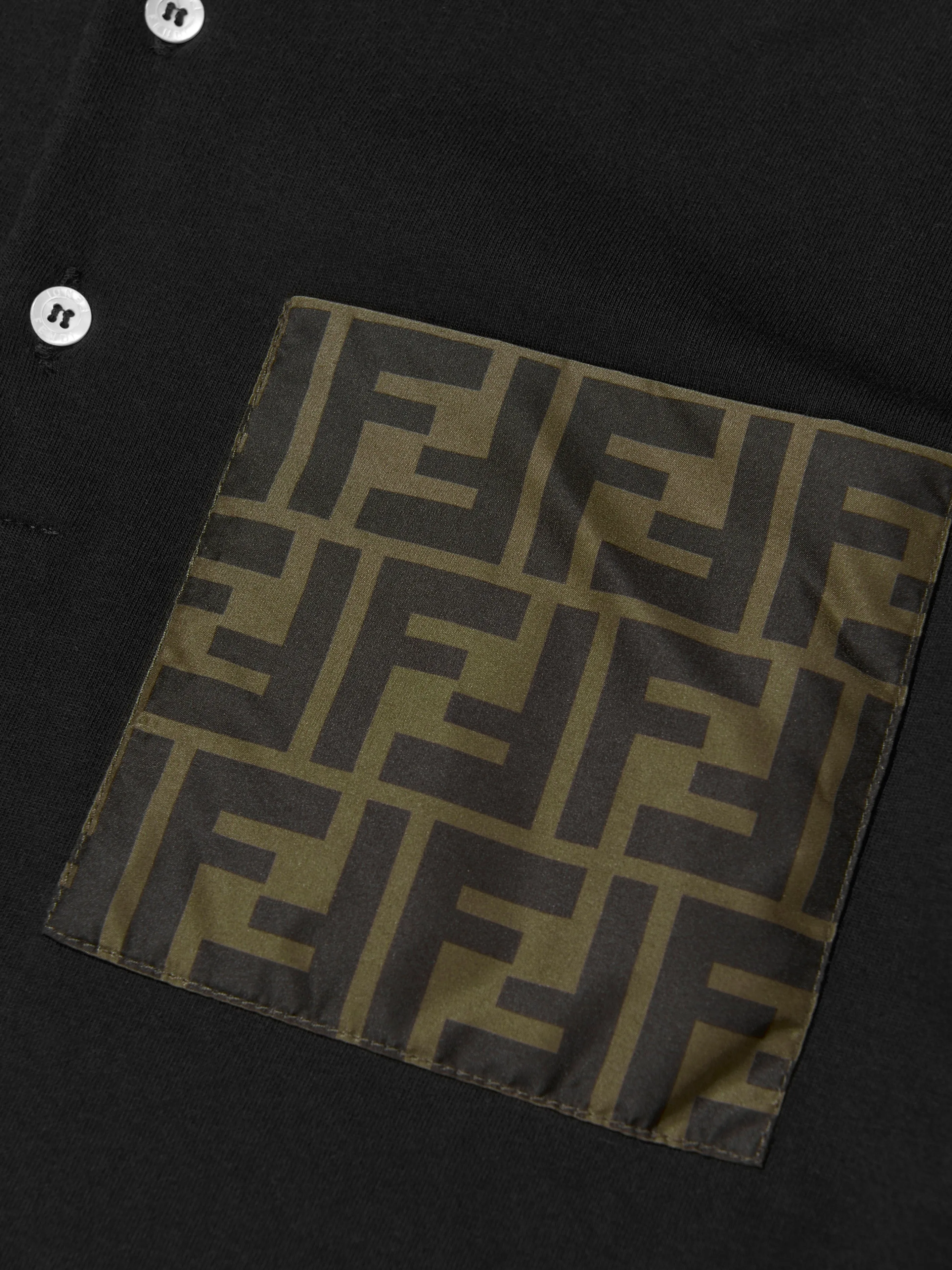 Fendi Boys Logo Pocket Polo Shirt