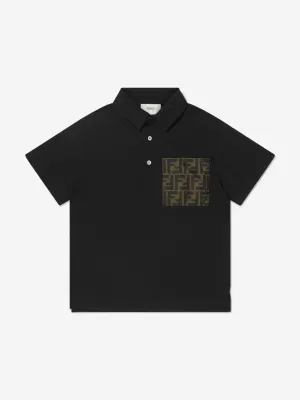 Fendi Boys Logo Pocket Polo Shirt