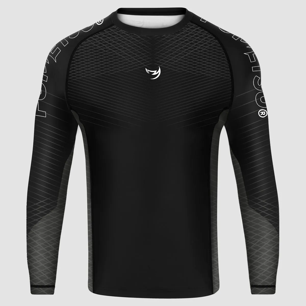 Fumetsu Competitor MK2 Long Sleeve Rash Guard Black/Black