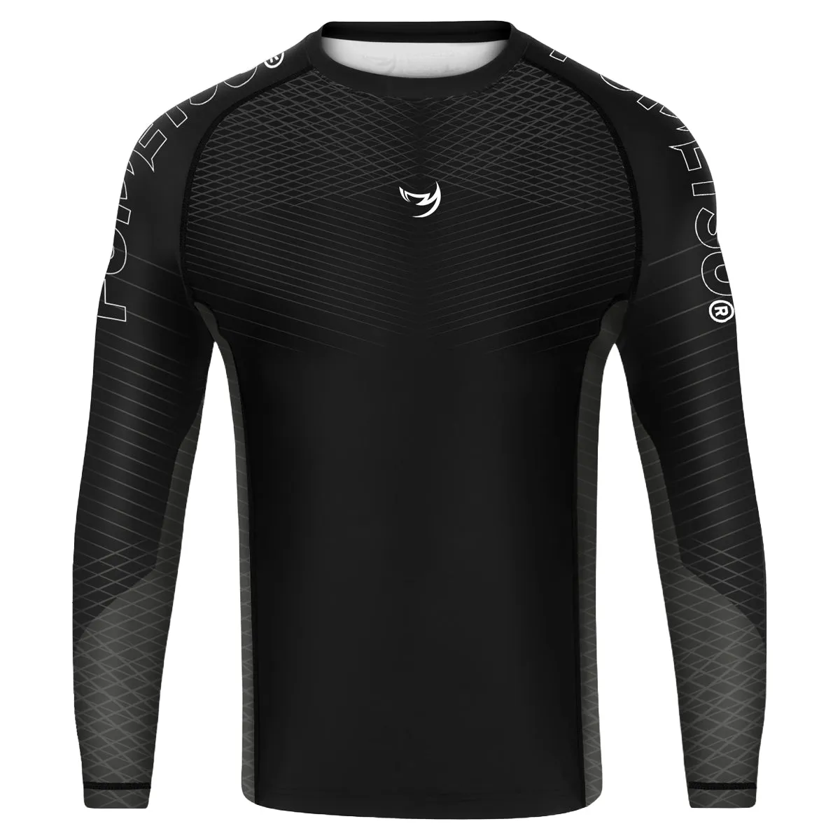 Fumetsu Competitor MK2 Long Sleeve Rash Guard Black/Black