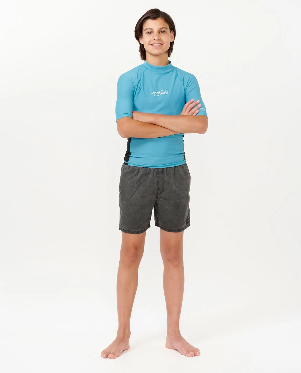 Future Evolution UPF Short Sleeve - Boy (8-16 years) - Ocean