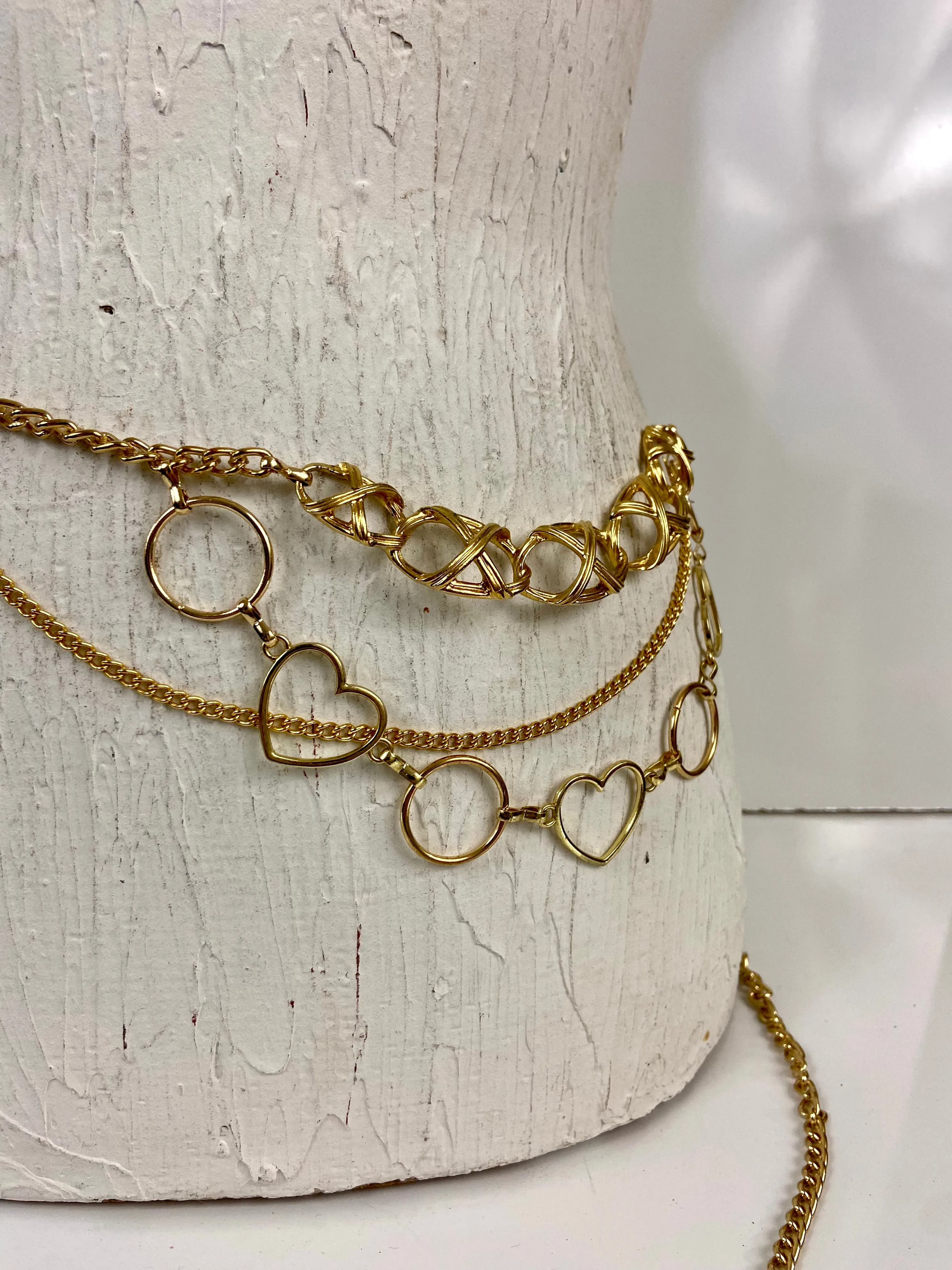 Gold layered belt