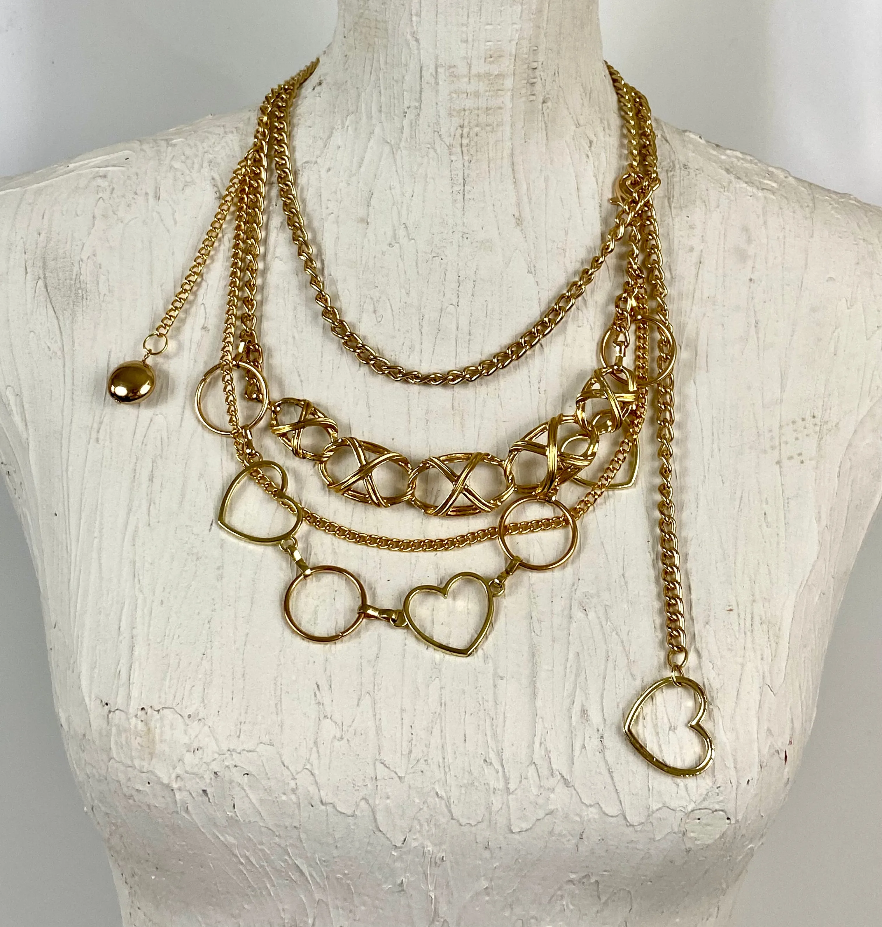 Gold layered belt
