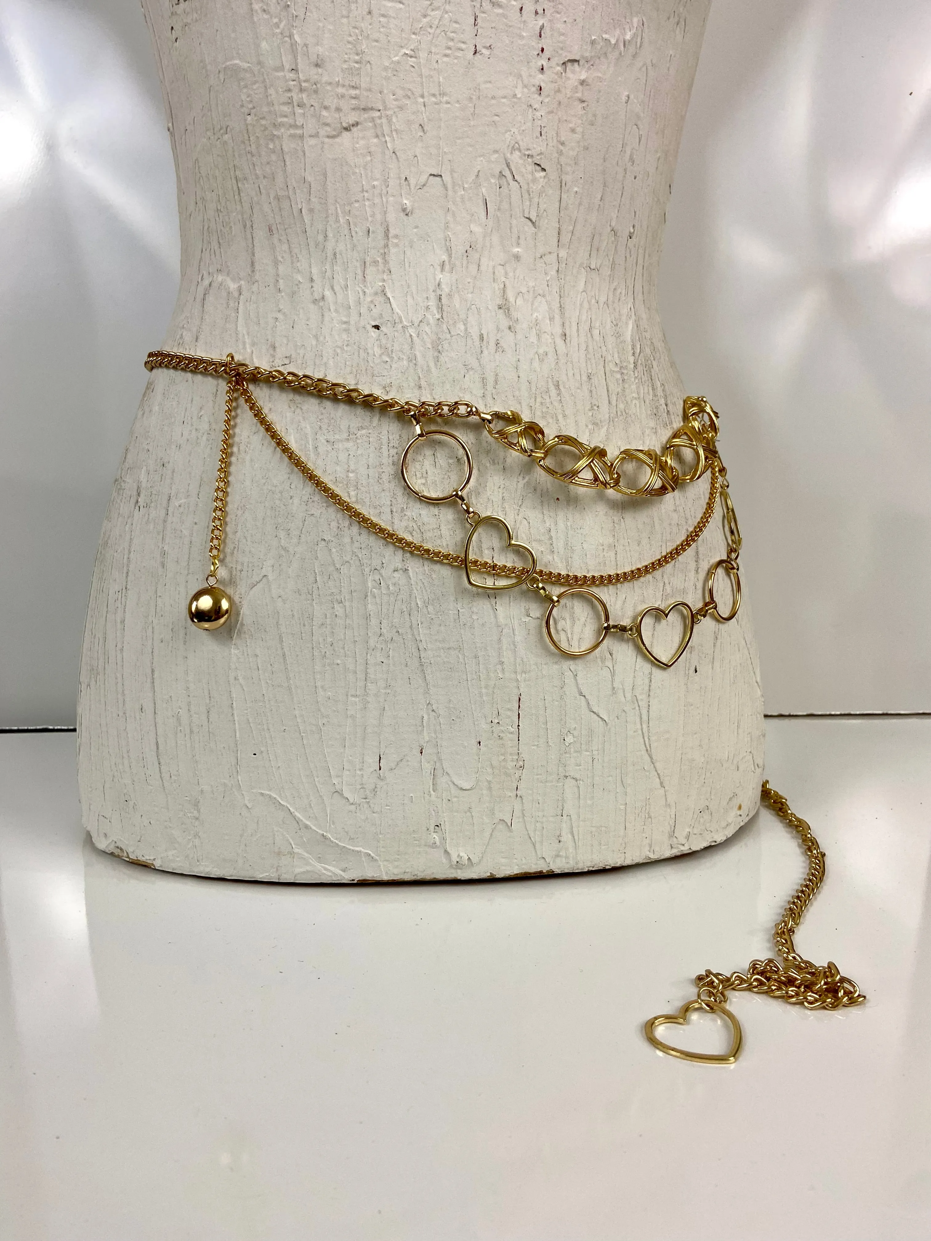 Gold layered belt