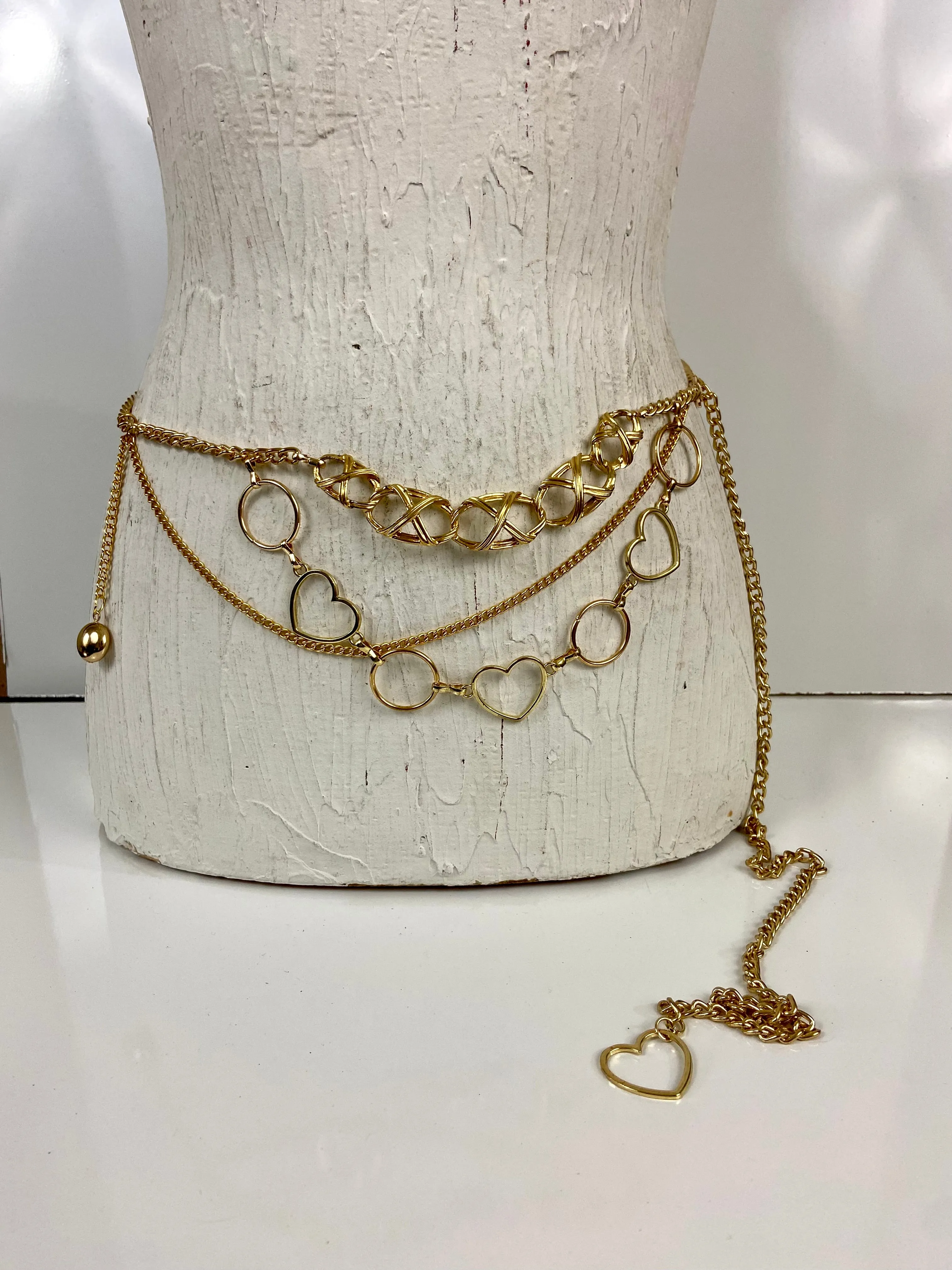 Gold layered belt