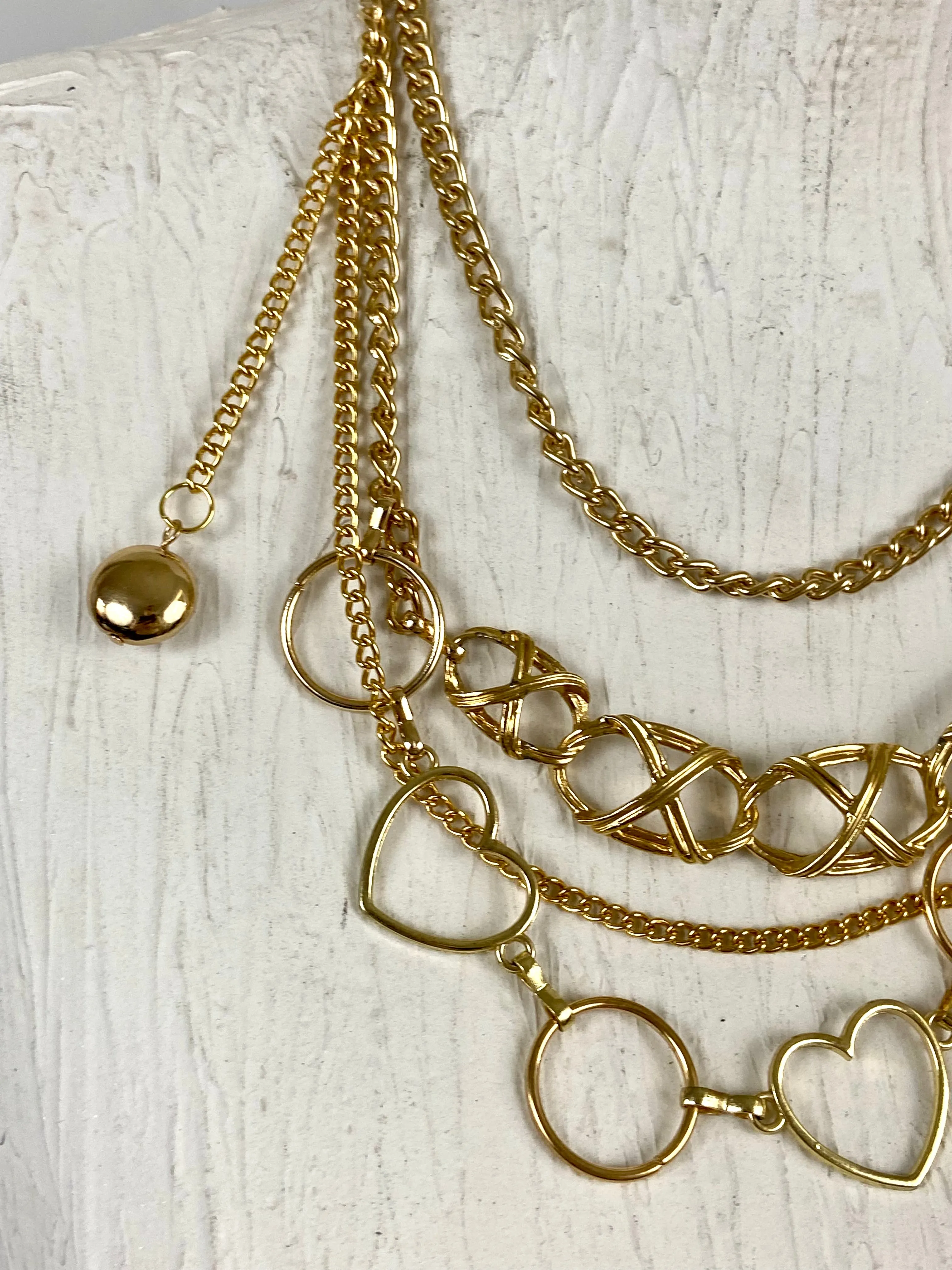 Gold layered belt