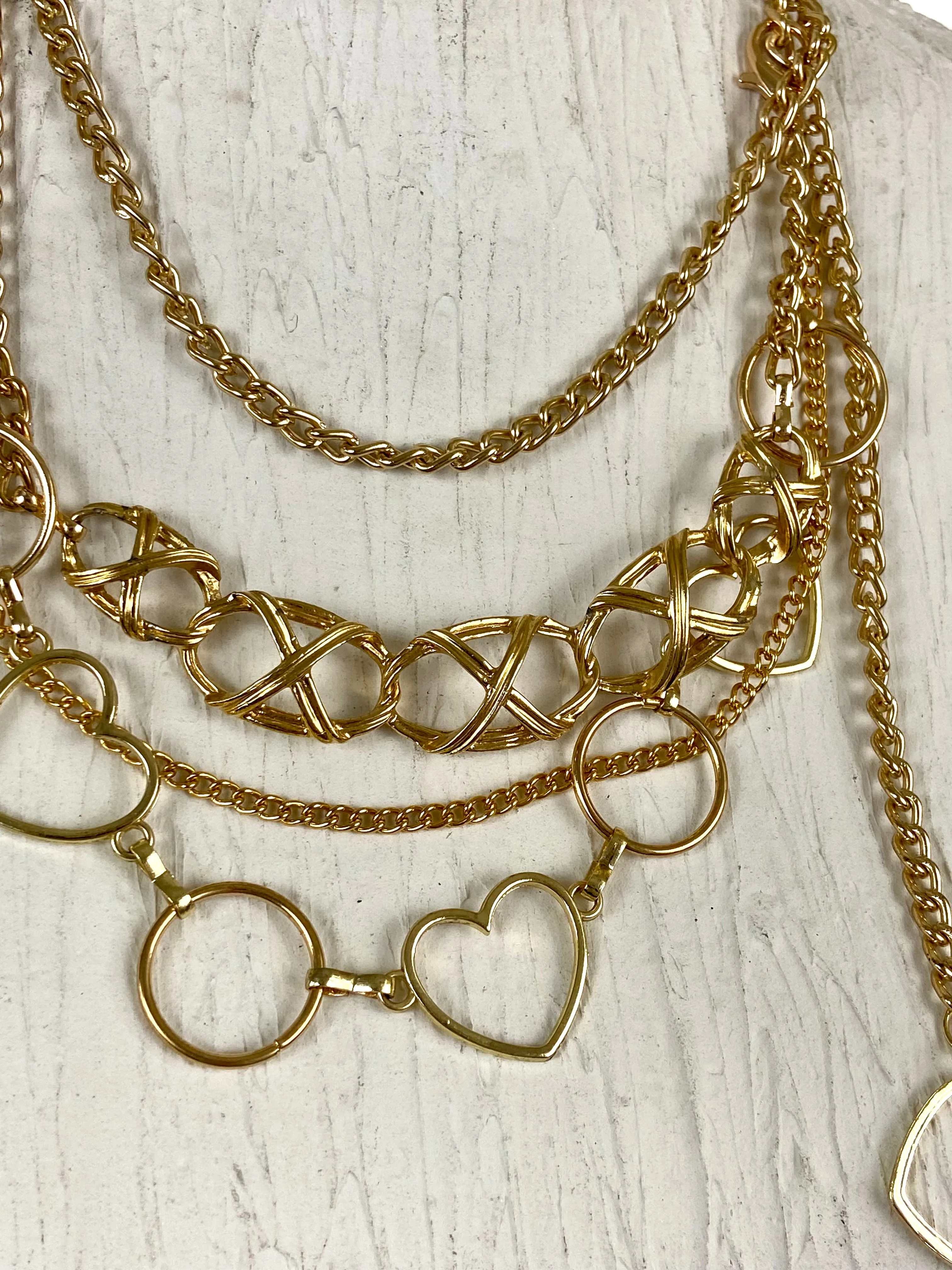 Gold layered belt