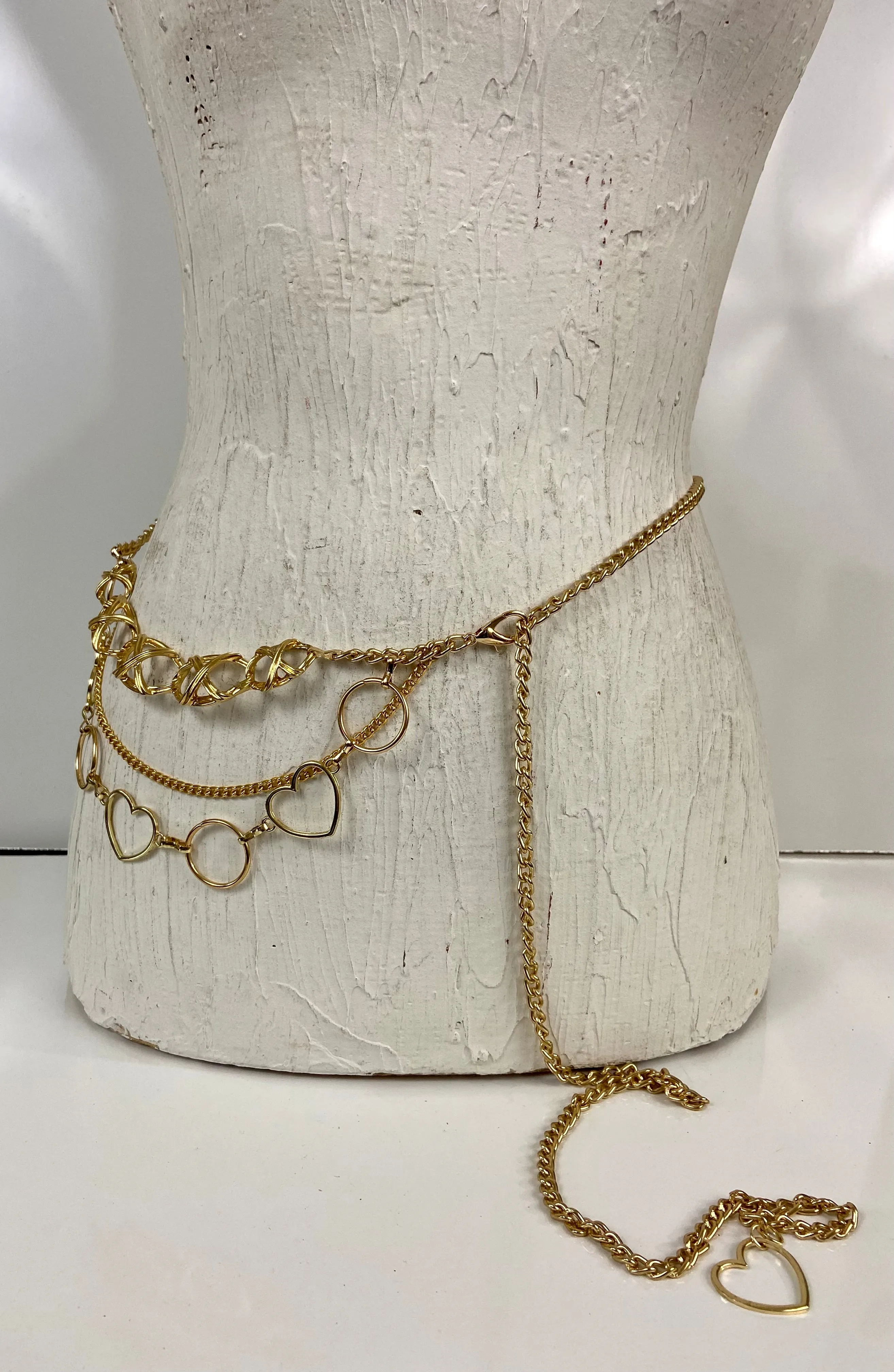 Gold layered belt