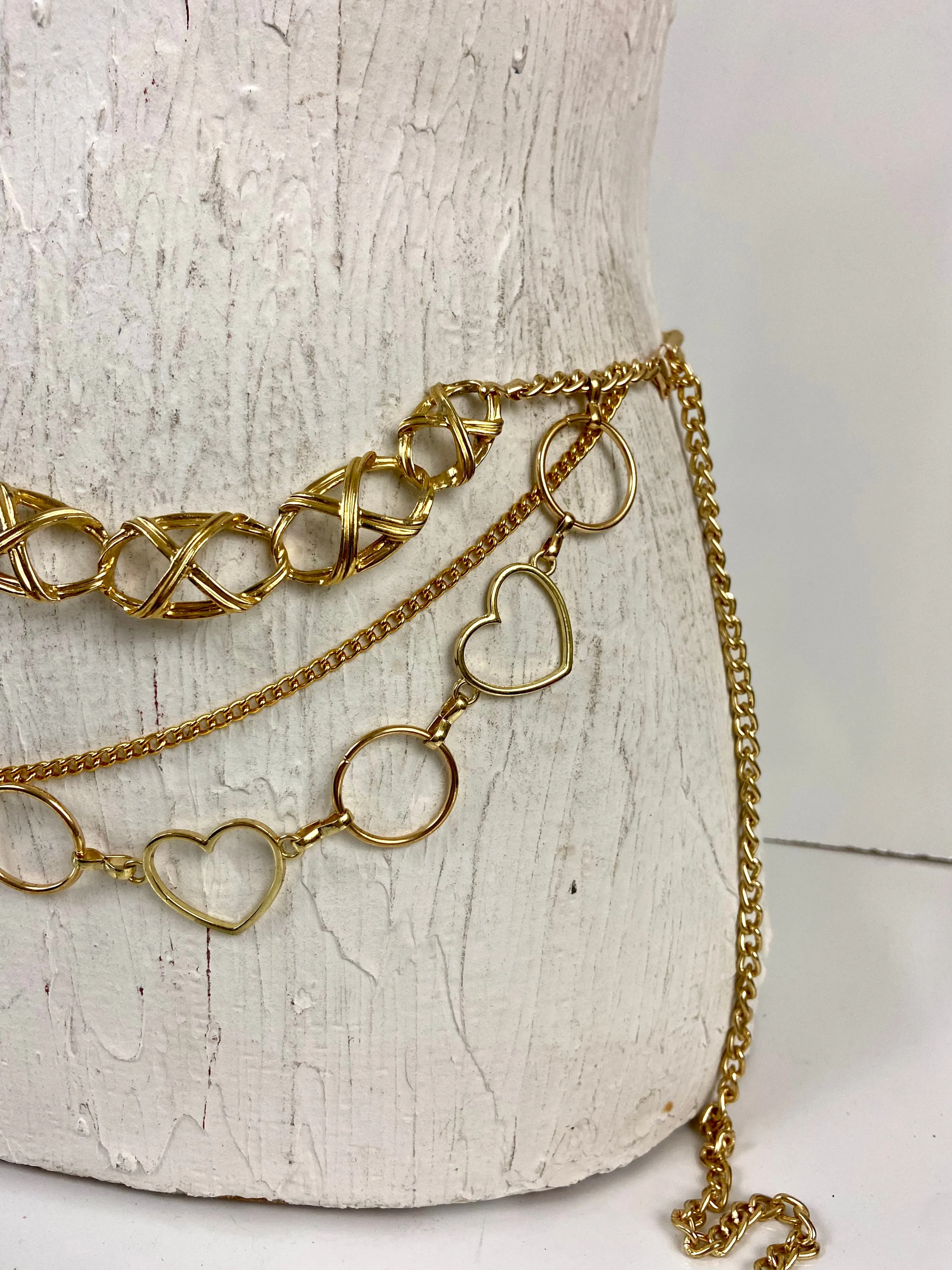 Gold layered belt