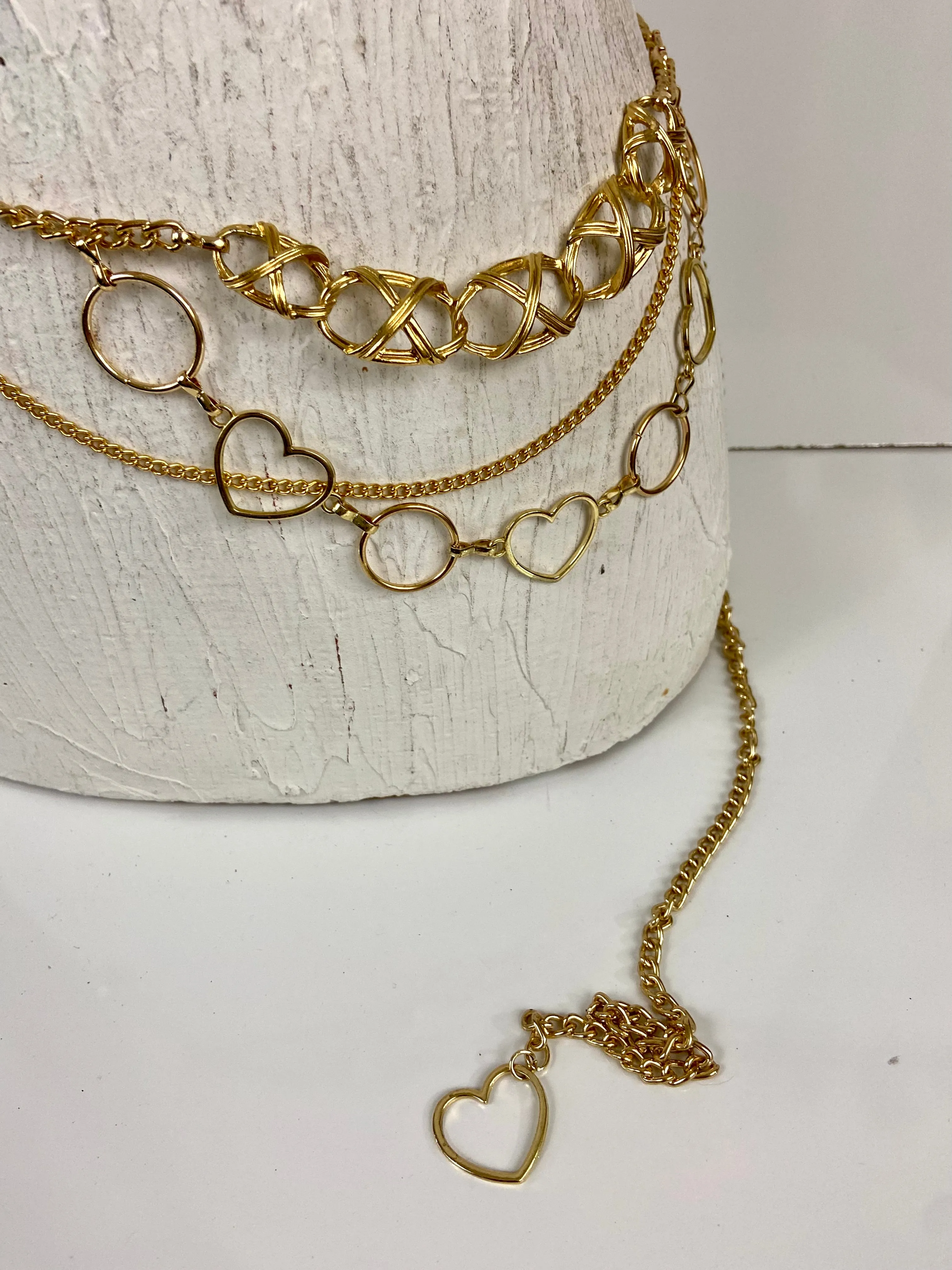 Gold layered belt