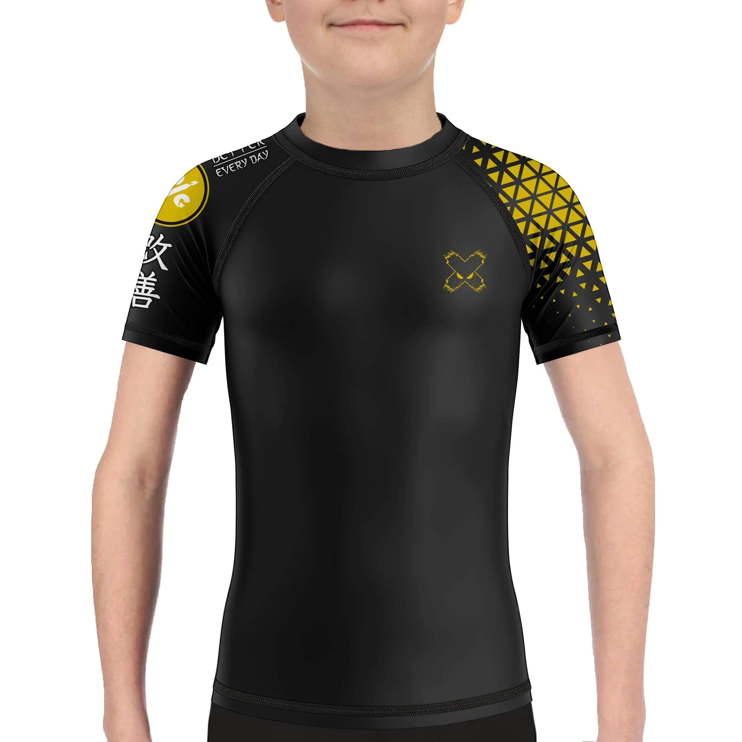 Grappler Kids Rank BJJ Rash Guard