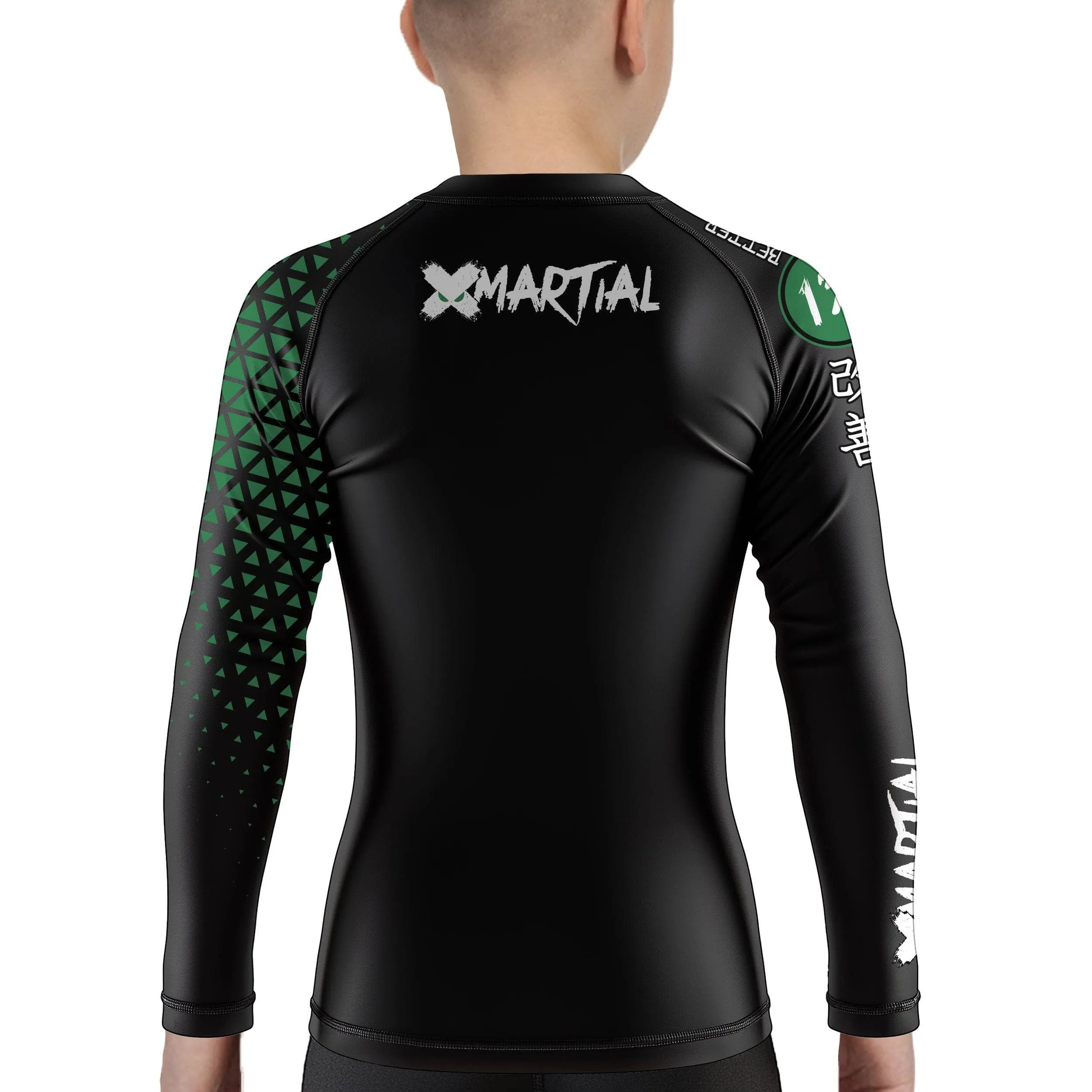 Grappler Kids Rank BJJ Rash Guard