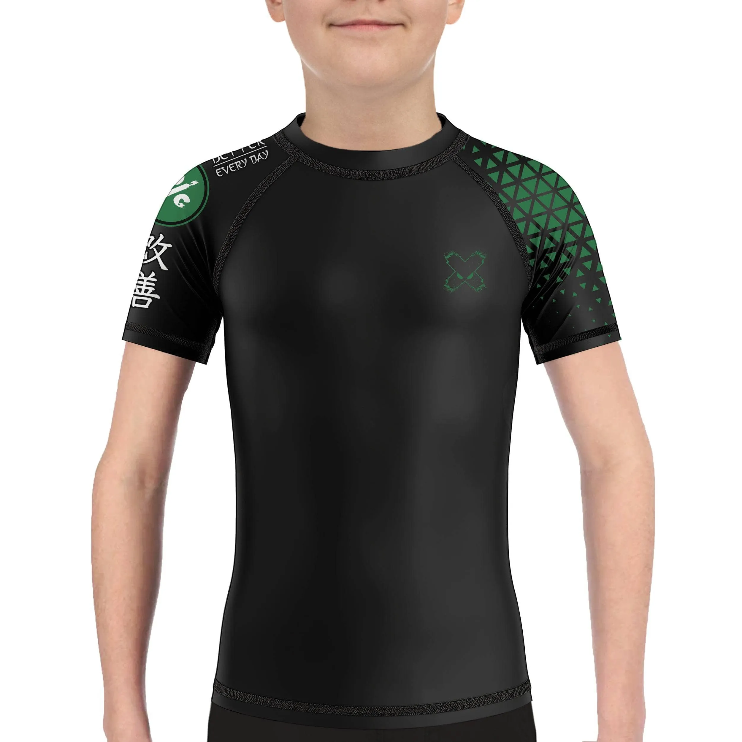 Grappler Kids Rank BJJ Rash Guard