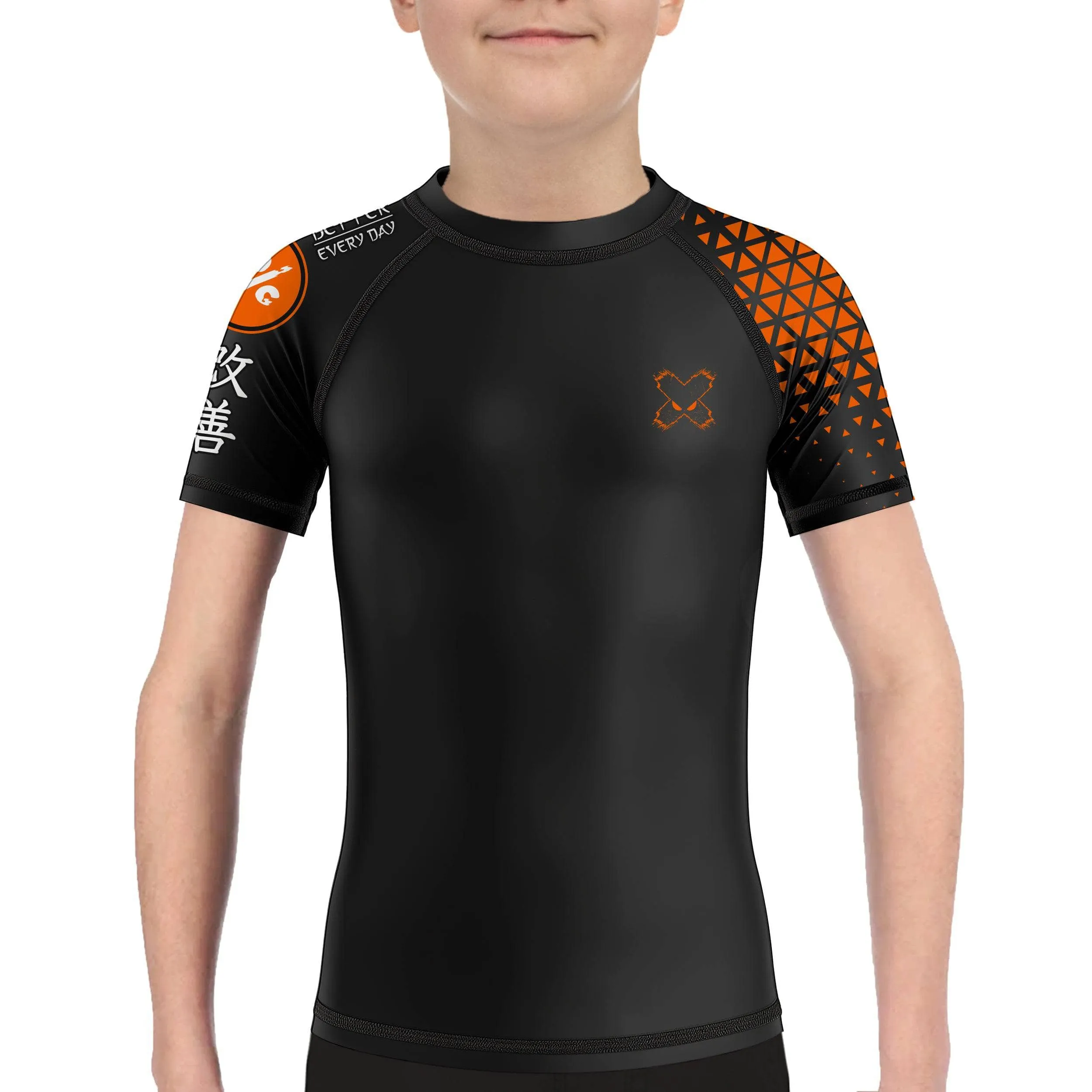 Grappler Kids Rank BJJ Rash Guard