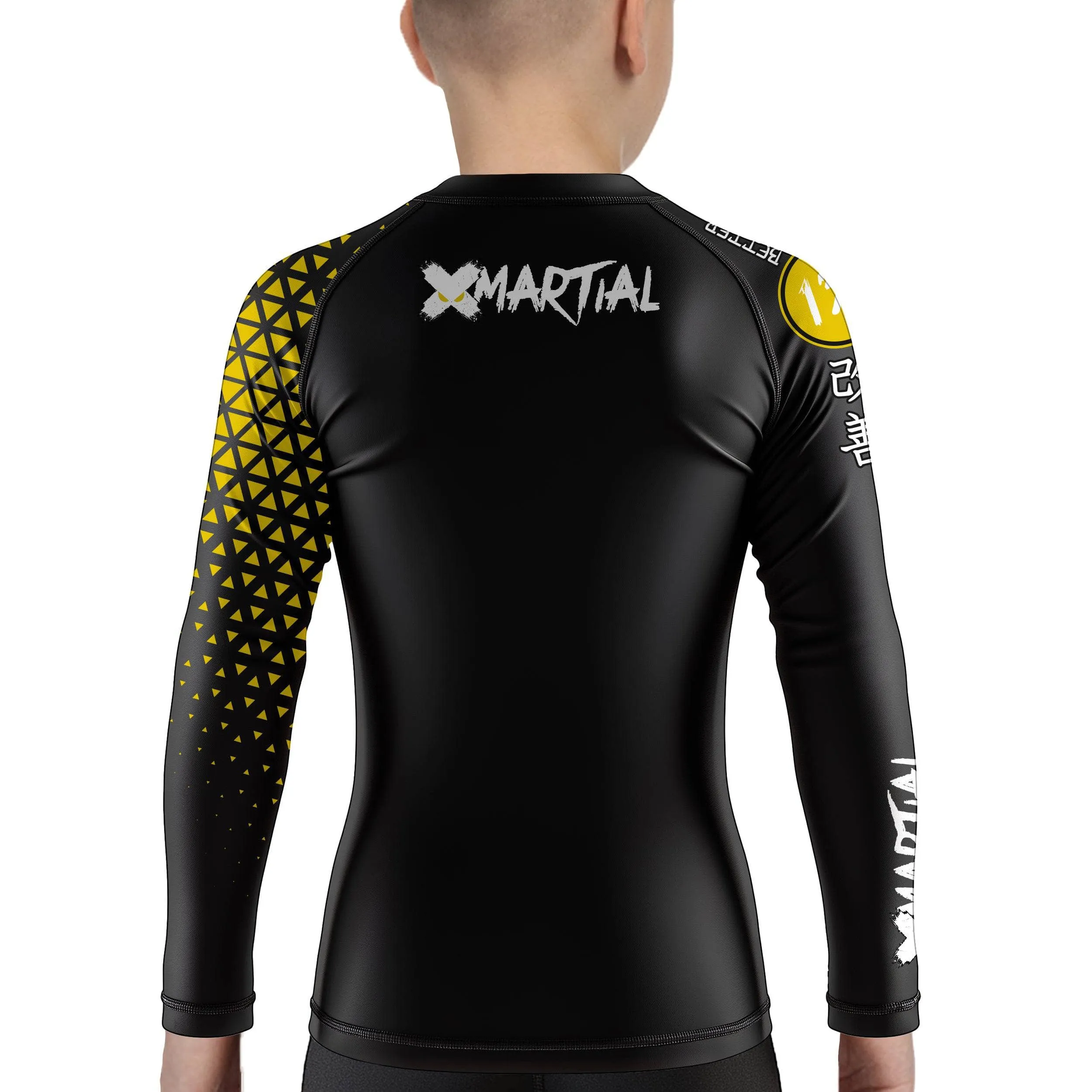 Grappler Kids Rank BJJ Rash Guard